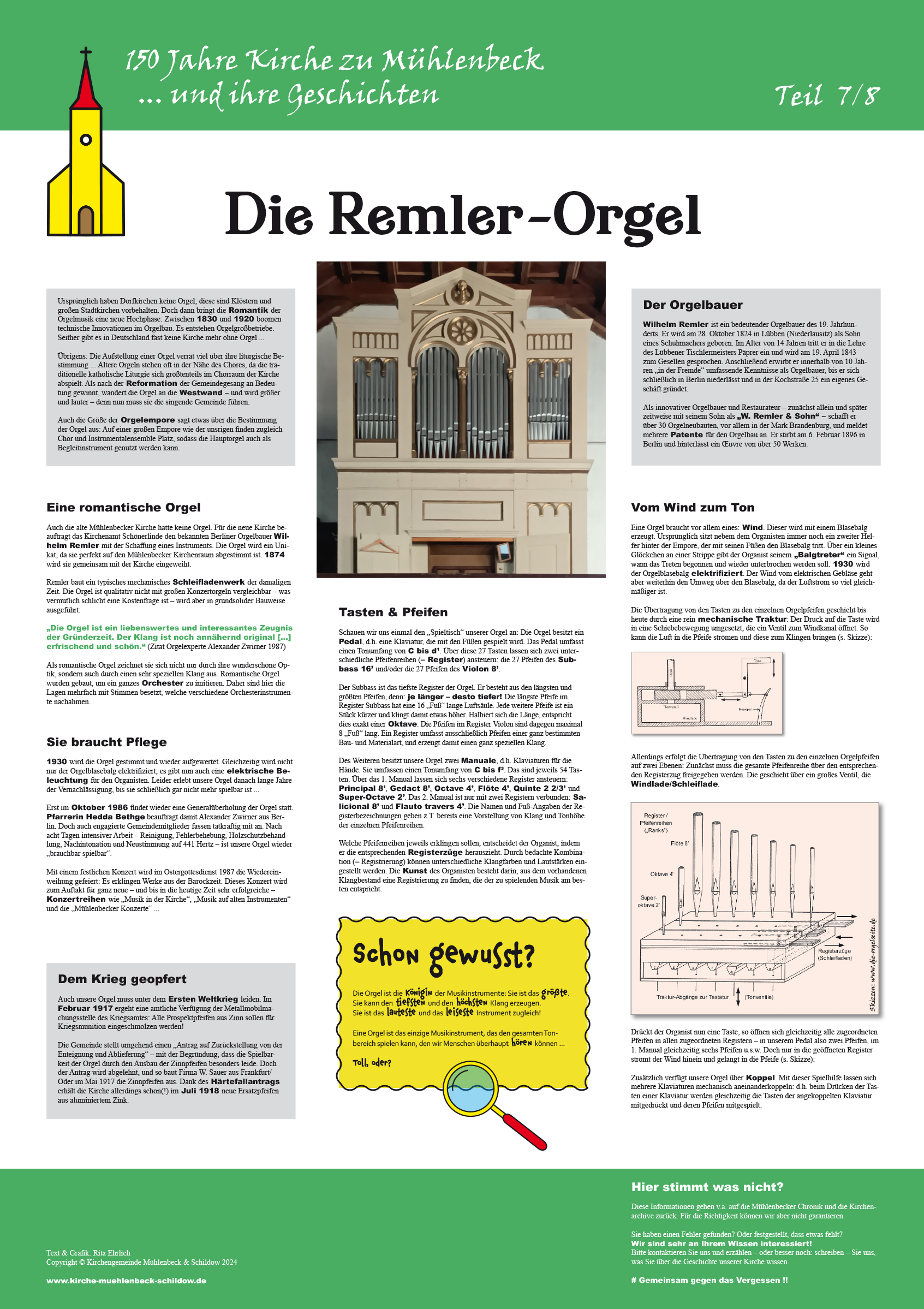 Bild: Plakat 07 Die Remler-Orgel