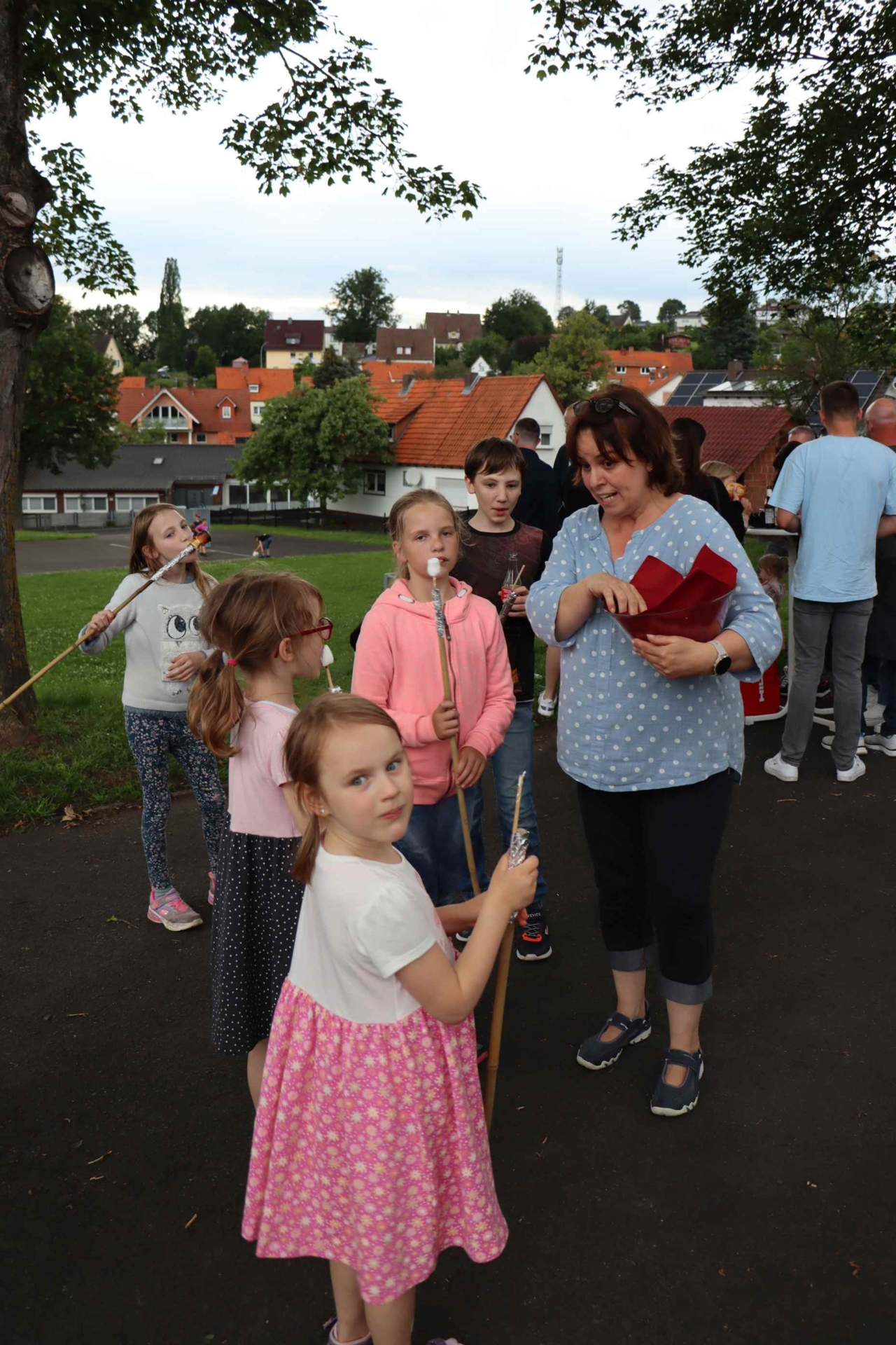 Bild: Statt Stockbrot gab es Stock-Marshmallows