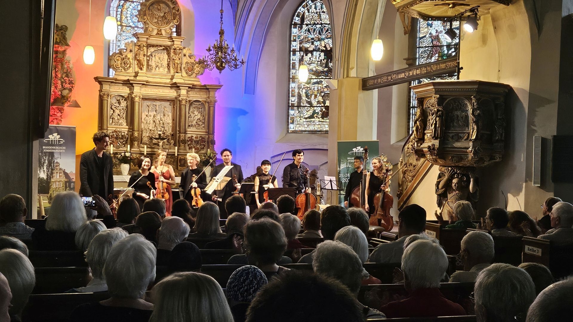 Bild: Konzert in der Paul-Gerhardt-Kirche Lübben: Bach durfte nicht fehlen.