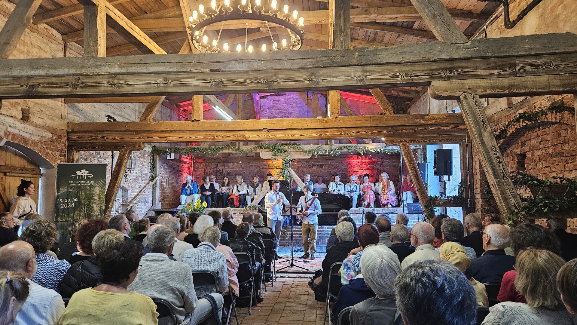 Bild: Philippe Tondré und Theo Plath in Bornsdorf.