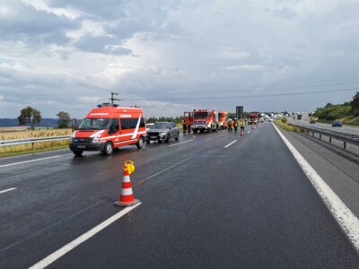Foto des Albums: VU mit PKW, A9 am 01.08.24