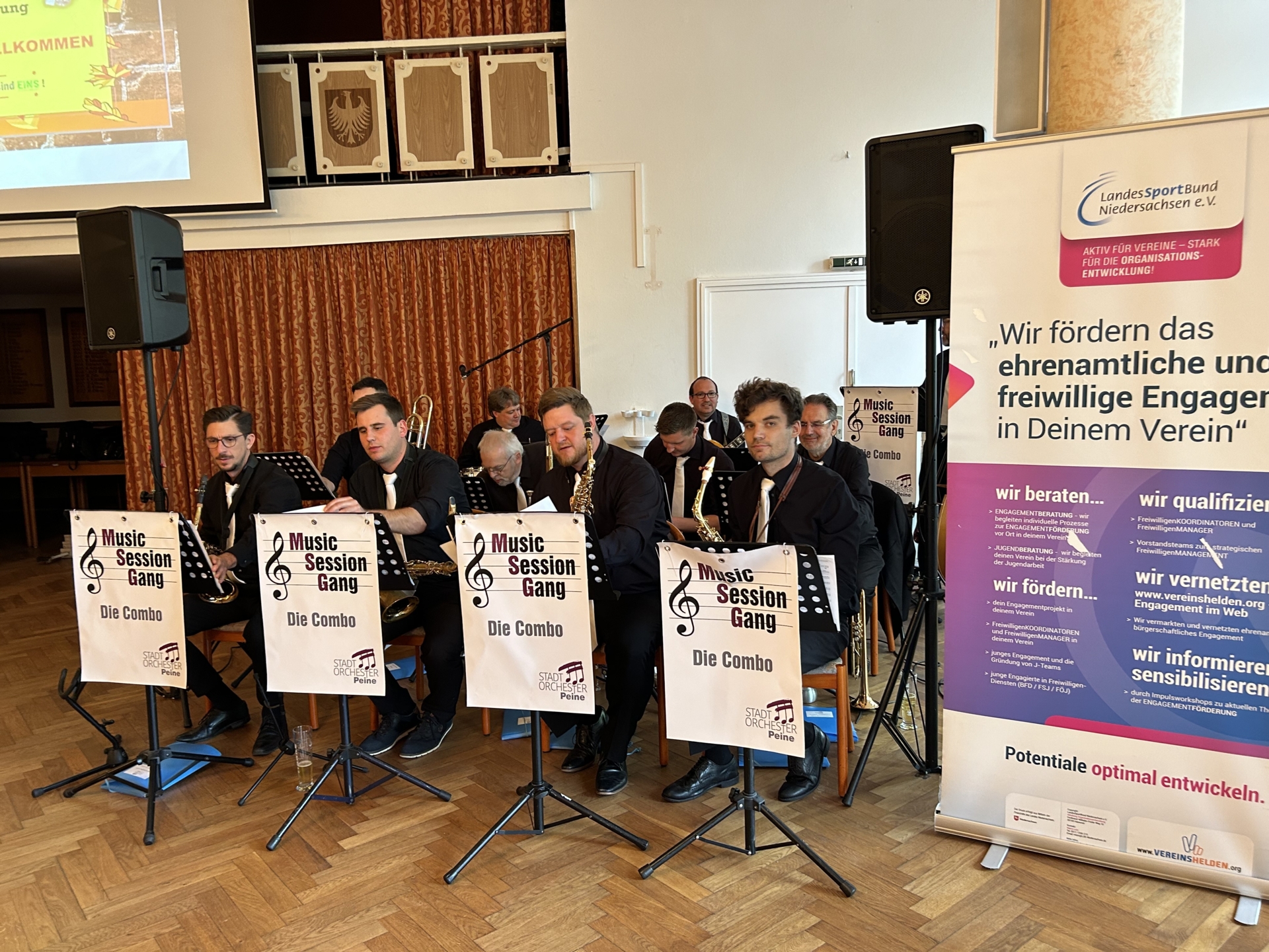 Bild: Music Session Gang/ Stadtochester Peine – Musik- und Sportgemeinschaft von 1992 e. V.