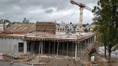 Vorschaubild: Bauarbeiten (58) die erste Decke wird gegossen