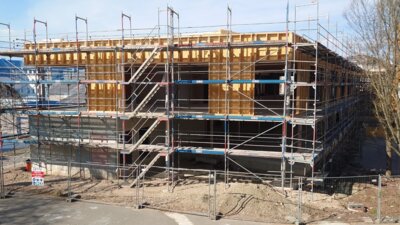 Vorschaubild: Bauarbeiten (63)Dämmung der Holzständerwände