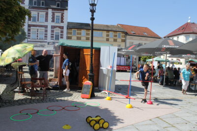 Vorschaubild: ... der auch Sportliches für Kinder anbot ...