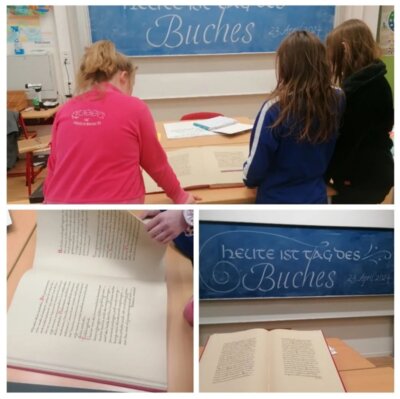 Fotoalbum Ein Blick in die Kalligrafie-AG des offenen Ganztags