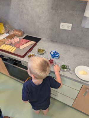 Foto des Albums: Gesunder Frühstückstisch bei den Goldbergzwergen