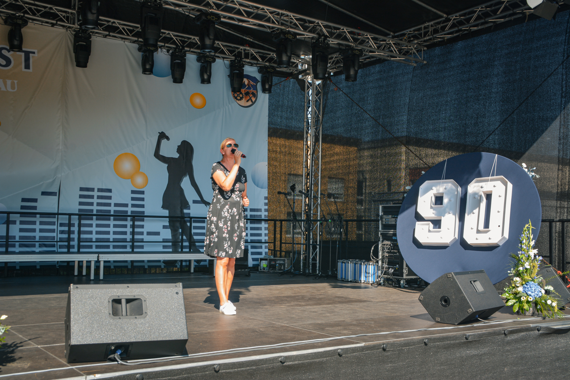 Bild: Auftritt von Anna Selina mit Schlagerliedern