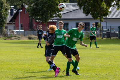 Foto des Albums: 1. Pflichtspiel Heimspiel der B- Junioren gegen SCOberhavel Velten