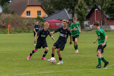 Foto des Albums: 1. Pflichtspiel Heimspiel der B- Junioren gegen SCOberhavel Velten