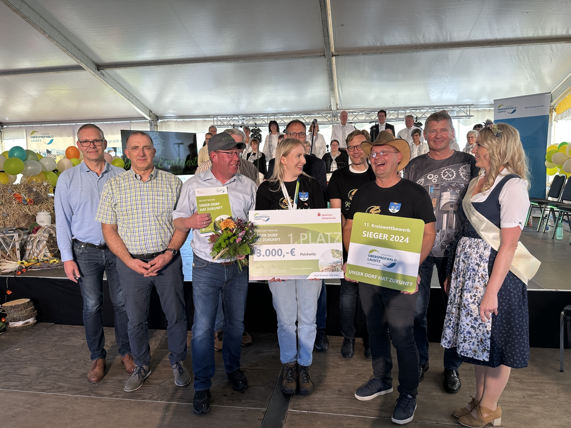 Bild: Dorfwettbewerb 2024 Platz 1 Peickwitz Bild Landkreis OSL-Nora Bielitz