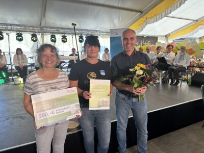 Dorfwettbewerb 2024 Teilnahmepreis Schwarzbach-Biehlen Bild Landkreis OSL-Nora Bielitz  (Bild vergr&ouml;&szlig;ern)