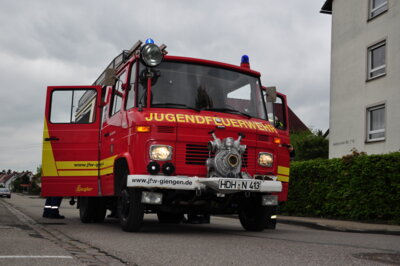 Zweites Jugendfeuerwehrfahrzeug, ein LF8  (Bild vergr&ouml;&szlig;ern)
