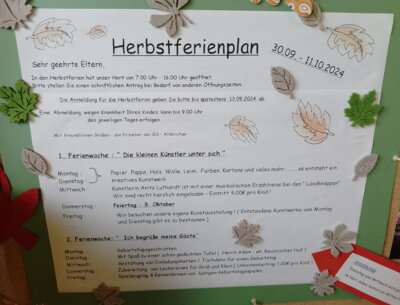 Foto des Albums: Herbstferien 2024