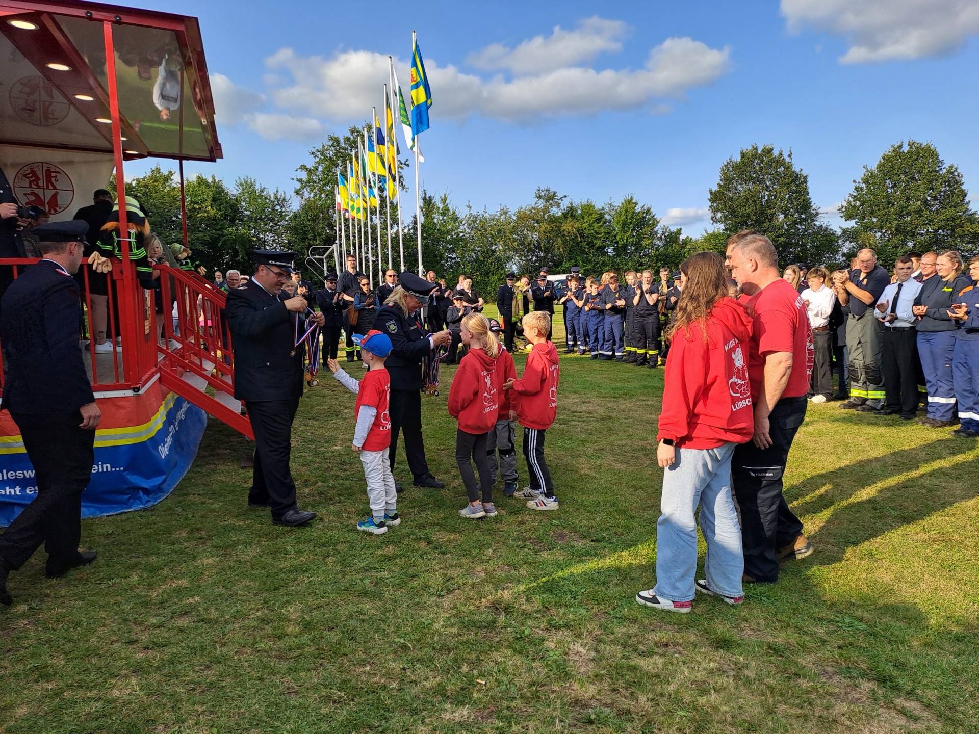 Bild: Siegerehrung Kidswehr u. Jugend-Fw.