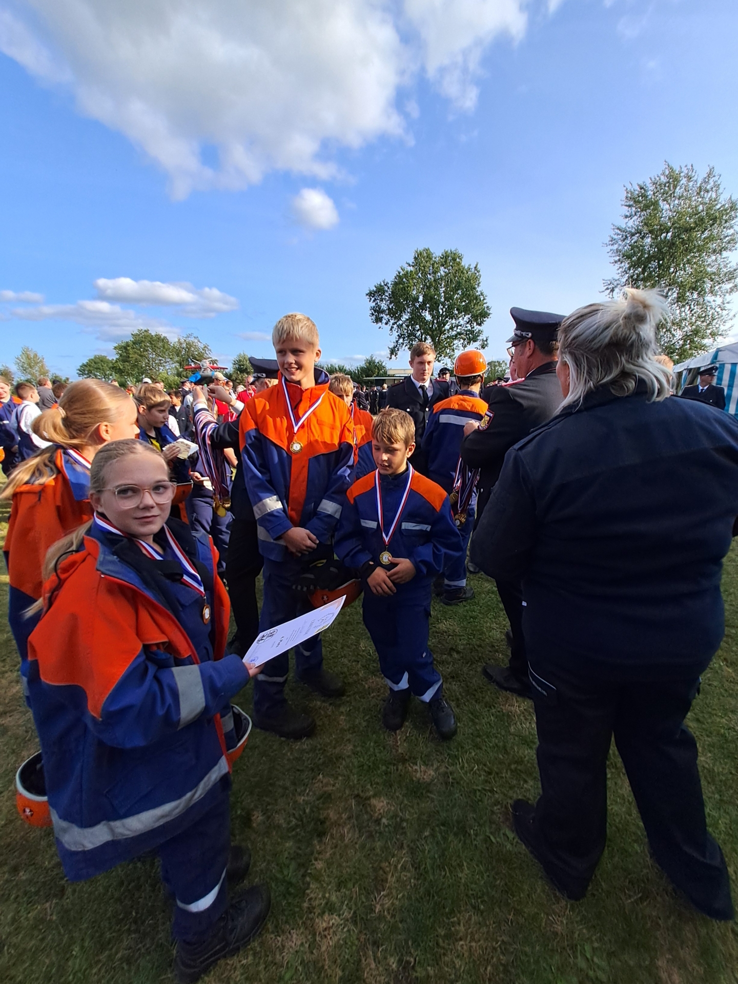 Bild: Siegerehrung Kidswehr u. Jugend-Fw.