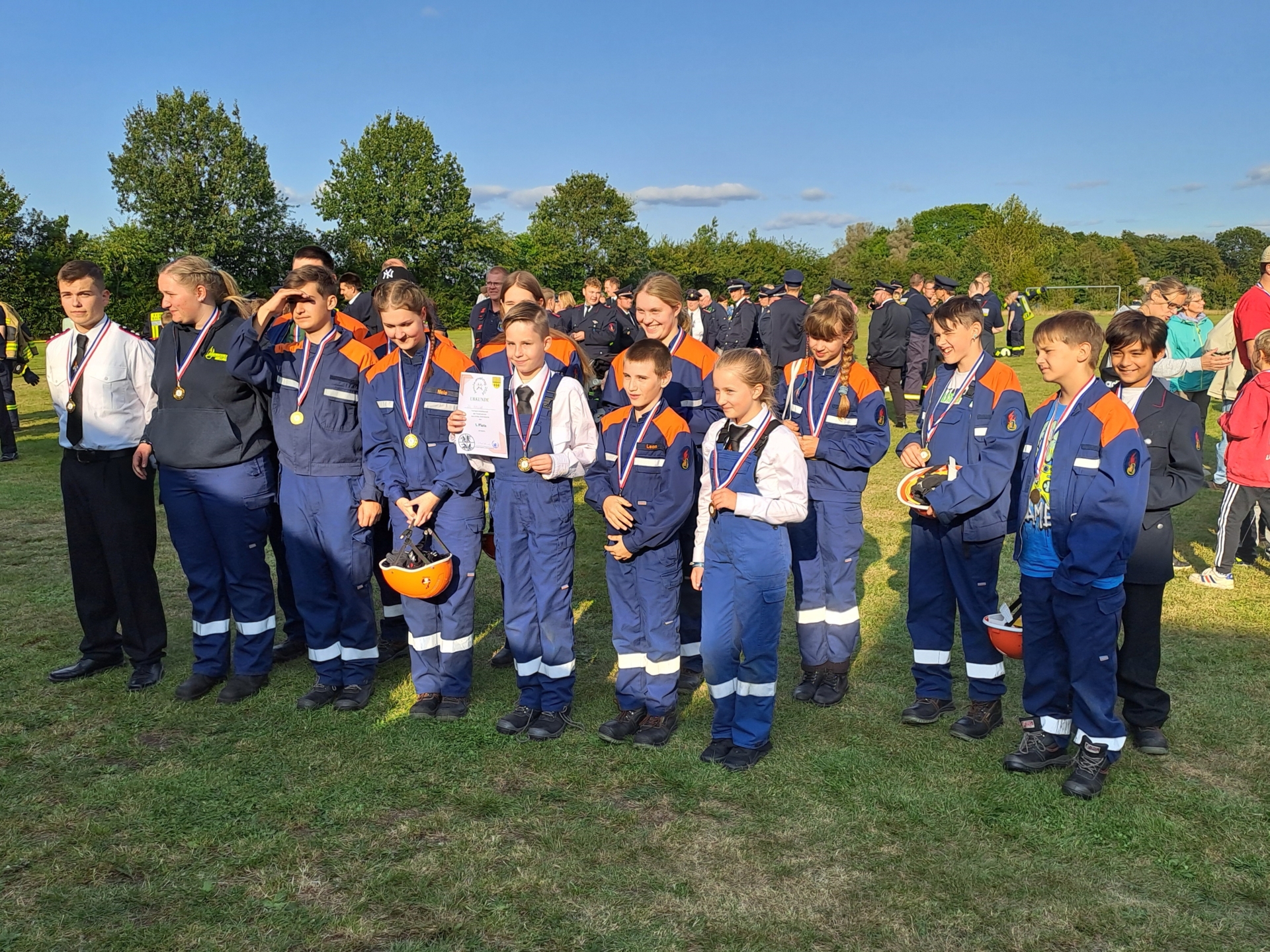 Bild: Siegerehrung Kidswehr u. Jugend-Fw.