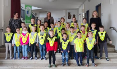 Fotoalbum Warnwesten für die 1. Klässler
