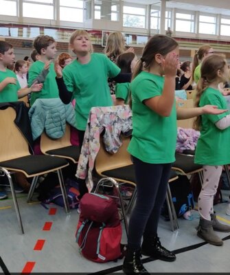 Fotoalbum Body Percussion Flashmob