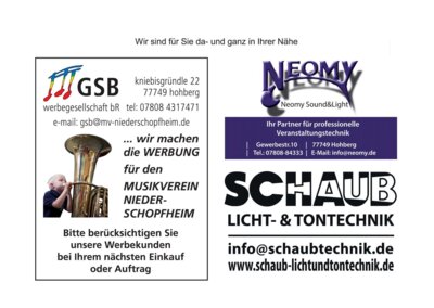 Foto des Albums: Unsere Werbepartner