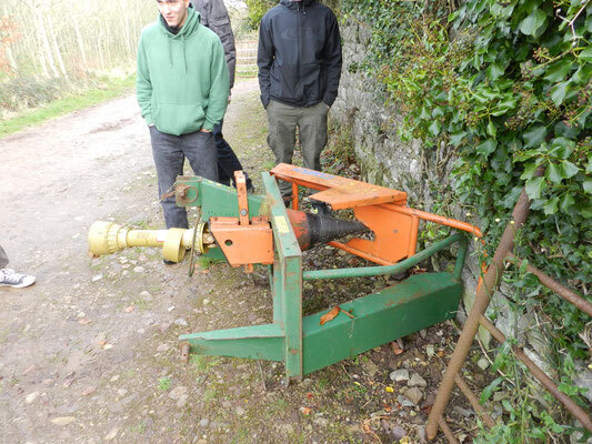 Bild: Forstarbeiten der Azubi´s
