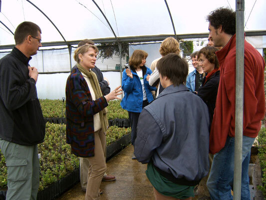 Bild: Besichtigung im Gartencenter