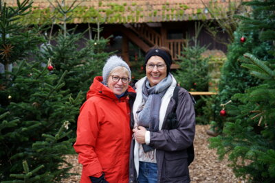 Weihnachtswald beim Forsthaus Blumenhagen  (Bild vergr&ouml;&szlig;ern)