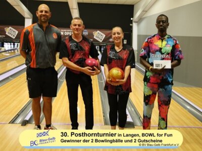 Foto des Albums: 30. Posthornturnier vom 14.-17.09.2023 des BC Blau-Gelb Frankfurt