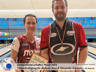 Foto des Albums: Stefanie Rose & Alexander Krempin erneut Landesmixedmeister