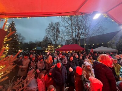 Vorschaubild: Besucher vor der Bühne