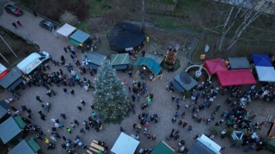Vorschaubild: Luftbild Weihnachtsmarkt 2024