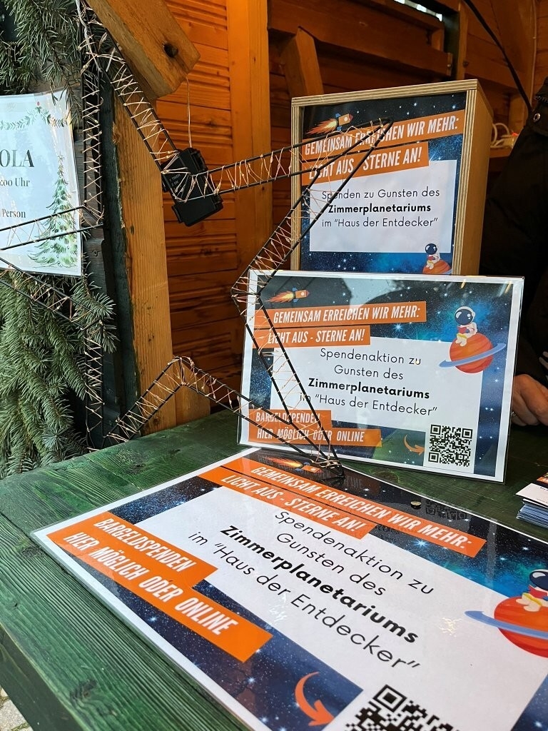 Bild: Spendenaktion Zimmerplanetarium