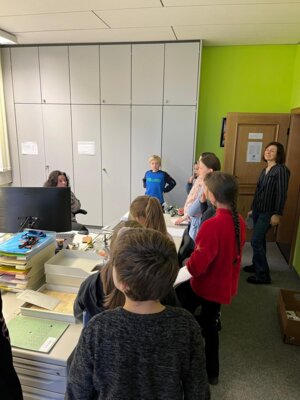 Fotoalbum Besuch der 4. Klasse der Grundschule Röslau