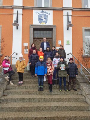 Fotoalbum Besuch der 4. Klasse der Grundschule Röslau
