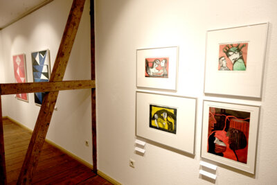 Foto des Albums: Bilder von der Ausstellungseröffnung »Druckgrafik Nr. 8«