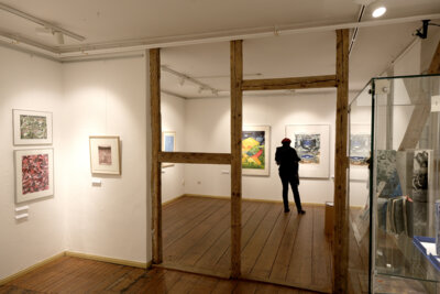 Foto des Albums: Bilder von der Ausstellungseröffnung »Druckgrafik Nr. 8«