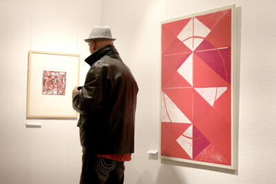 Foto des Albums: Bilder von der Ausstellungseröffnung »Druckgrafik Nr. 8«