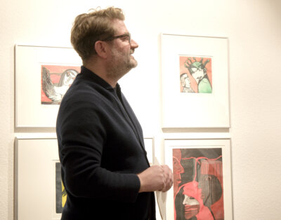 Foto des Albums: Bilder von der Ausstellungseröffnung »Druckgrafik Nr. 8«