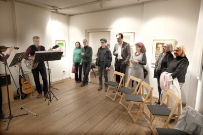 Foto des Albums: Bilder von der Ausstellungseröffnung »Druckgrafik Nr. 8«