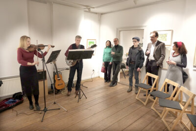 Foto des Albums: Bilder von der Ausstellungseröffnung »Druckgrafik Nr. 8«
