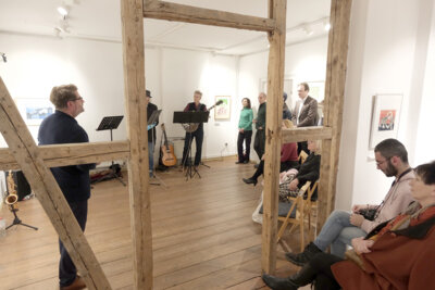 Foto des Albums: Bilder von der Ausstellungseröffnung »Druckgrafik Nr. 8«