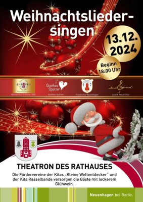 Fotoalbum Weihnachtssingen im Theatron am Rathaus Neuenhagen