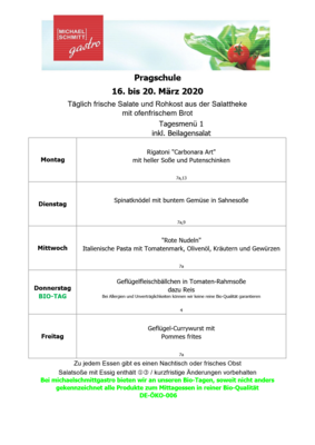 Foto des Albums: Speiseplan KW 51 bis KW 14