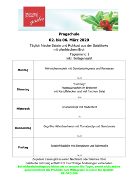 Foto des Albums: Speiseplan KW 51 bis KW 14