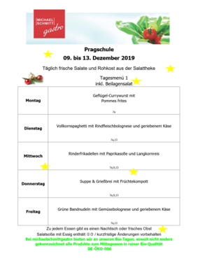 Foto des Albums: Speiseplan KW 37-KW 50