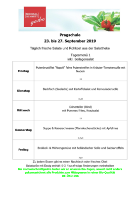 Foto des Albums: Speiseplan KW 37-KW 50