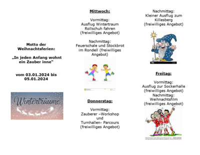 Foto des Albums: Weihnachtsferien 2024: Ferienprogramm