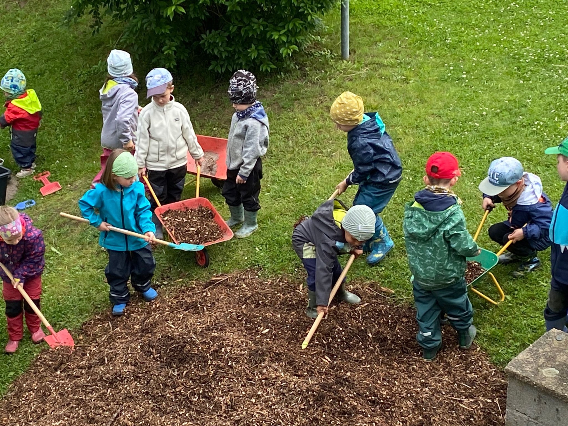 Bild: Schulgartenprojekt der Grundschule