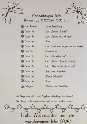 Foto des Albums: Weihnachtsgala 2024