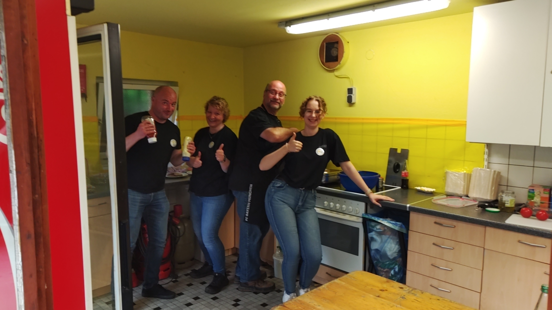 Bild: die Küchencrew